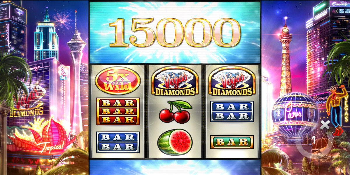 Vegas Diamonds slot game Big Win
