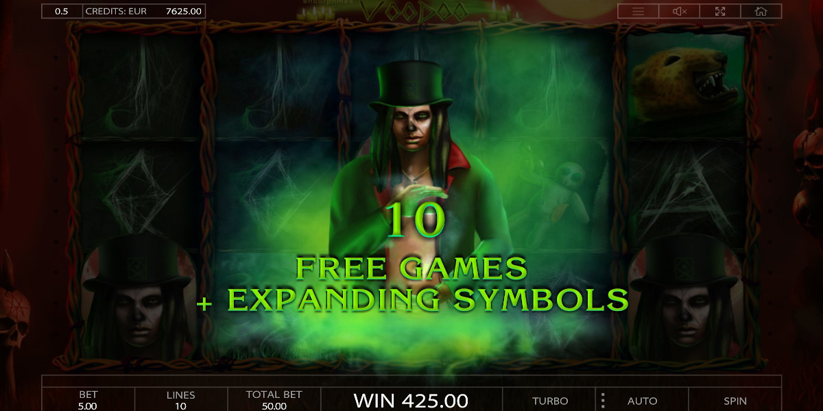 Voodoo slot game Free Spins won