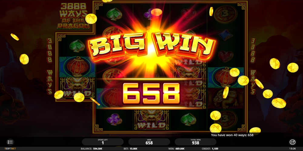 3888 Ways of the Dragon slot game Bonus Win during Free Spins 3888 Ways of the Dragon slot game Bonus Win during Free Spins