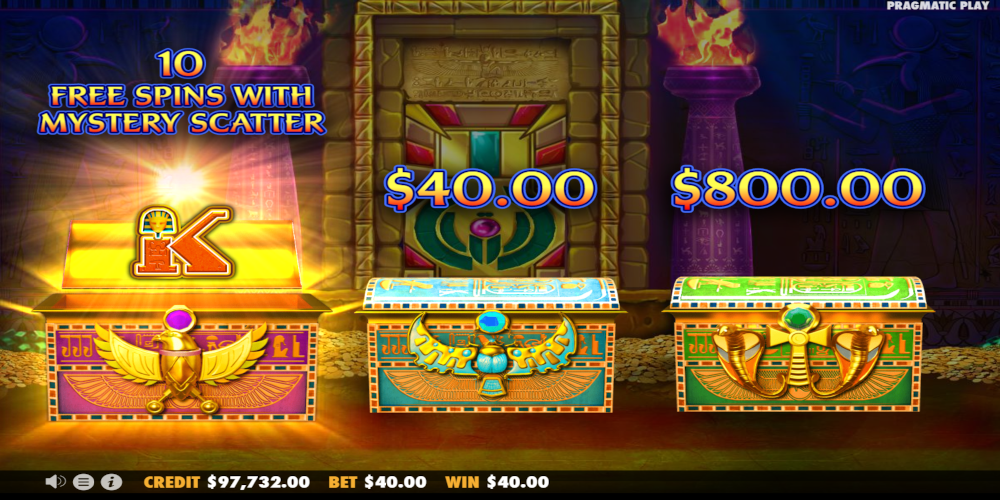 Ancient Egypt slot game Bonus game