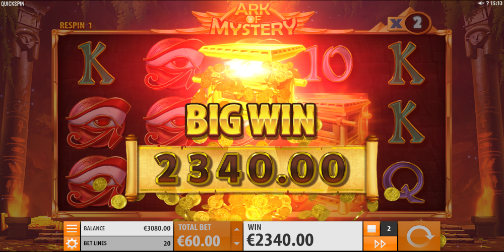 Ark of Mystery slot game BIG Win