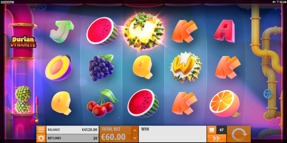 Durian Dynamite slot game GamePlay