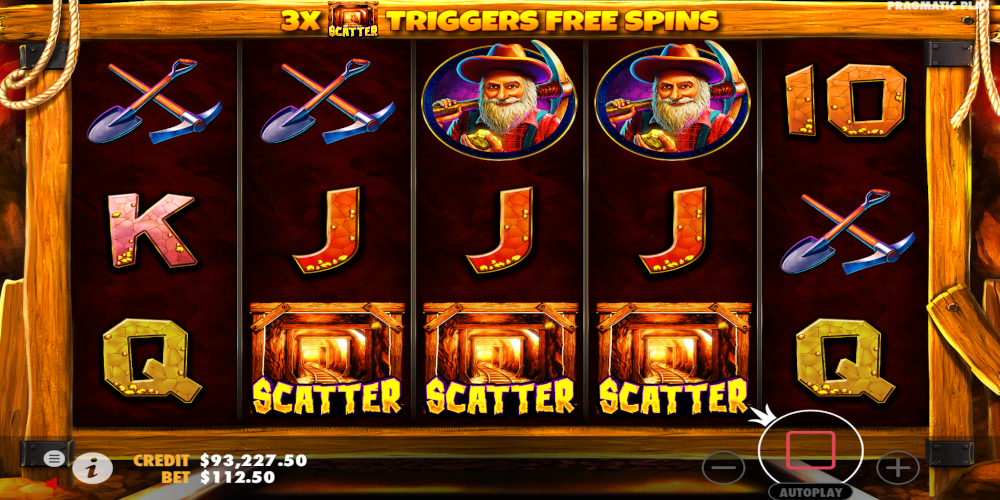 Gold Rush slot game 3 Scatter give you Free Spins Gold Rush slot game 3 Scatter give you Free Spins