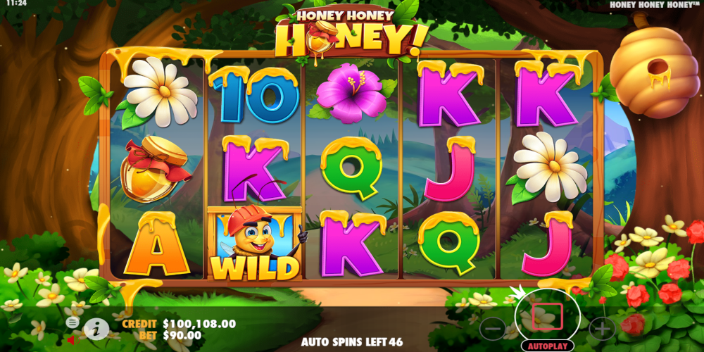 Honey honey honey slot game GamePlay Honey honey honey slot game GamePlay