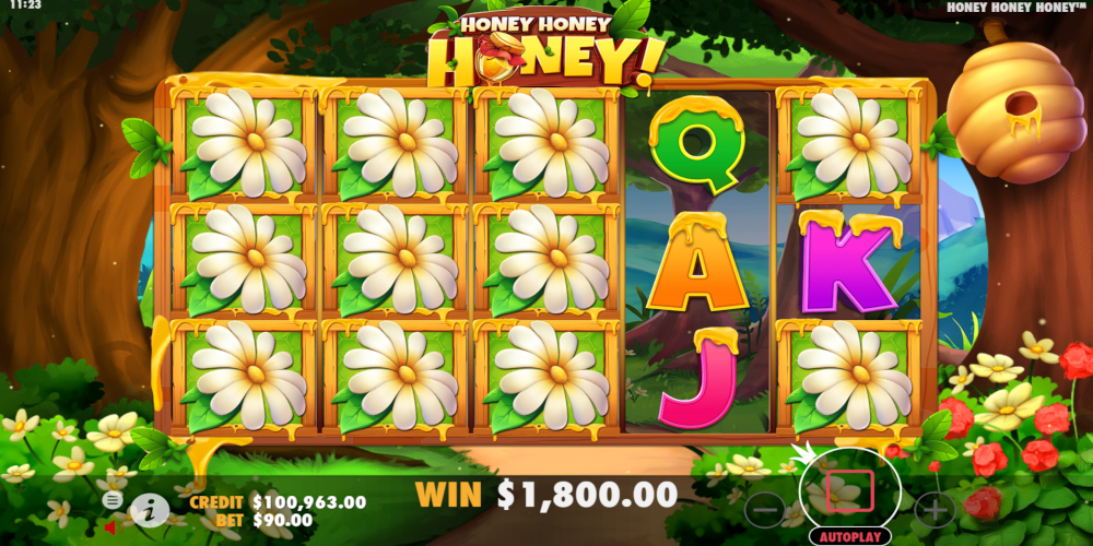 Honey honey honey slot game Sticky Streak button Honey honey honey slot game Sticky Streak button