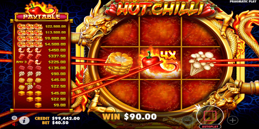 Hot Chilli slot game Wild Symbol