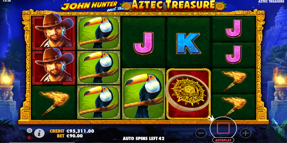 John Hunter and the Aztec Treasure slot game Scatter