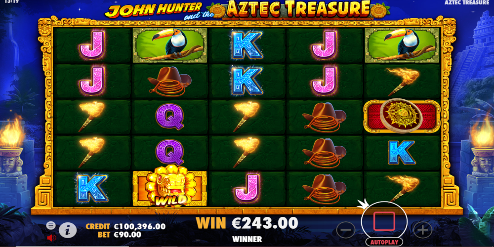 John Hunter and the Aztec Treasure slot game Wild