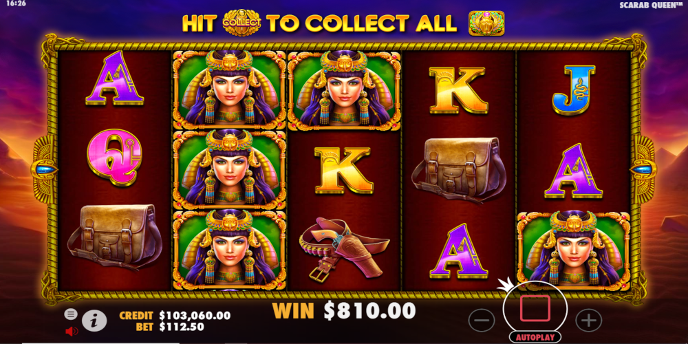 John Hunter and the Tomb of the Scarab Queen slot game GamePlay John Hunter and the Tomb of the Scarab Queen slot game GamePlay