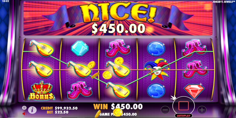 Joker's Jewels slot game Big Win Joker's Jewels slot game Big Win