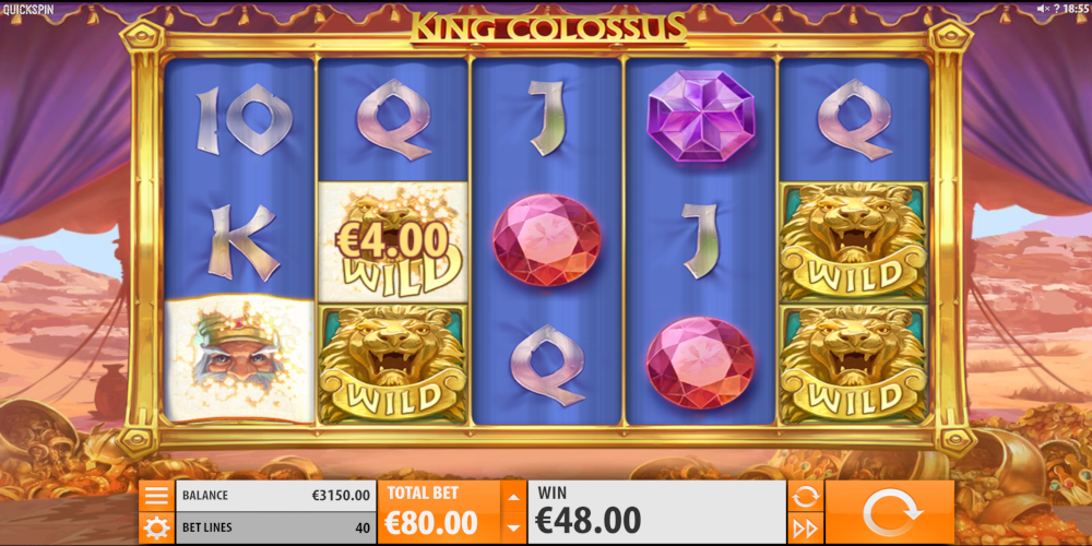 King Colossus slot game Wild Win - Find out the best King Colossus casino