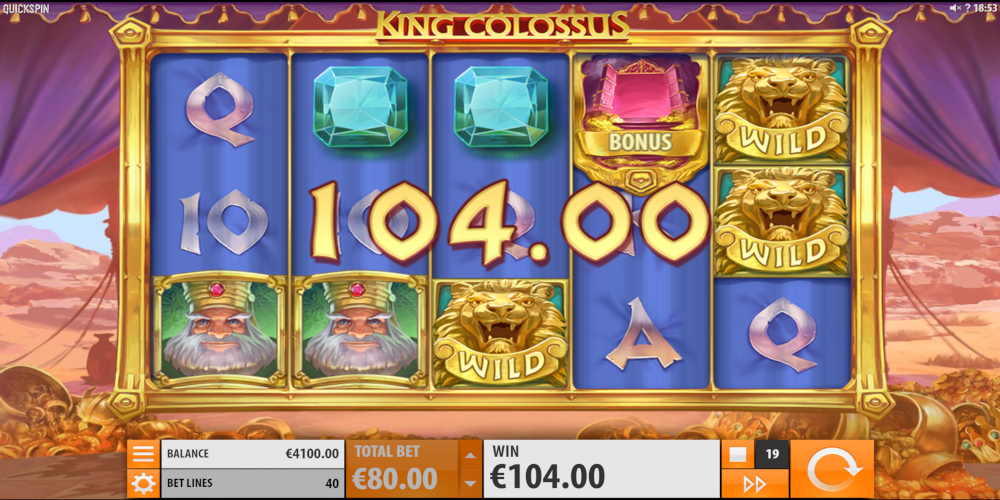 King Colossus slot game Wild