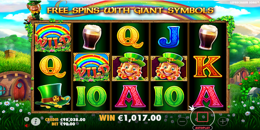 Leprechaun Song slot game Big Win