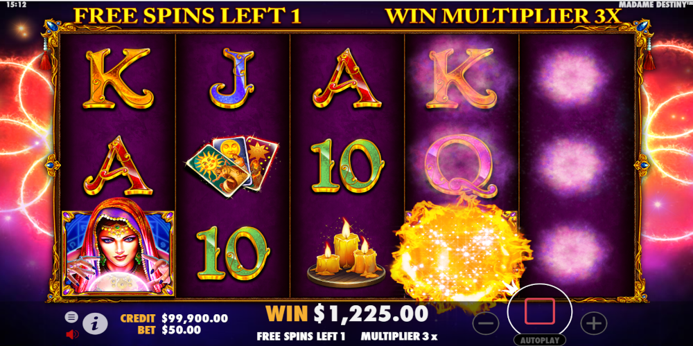 Madame Destiny slot game Free Spin