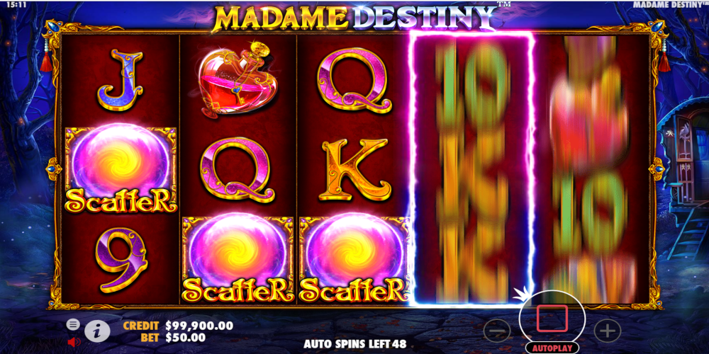 Madame Destiny slot game Scatter