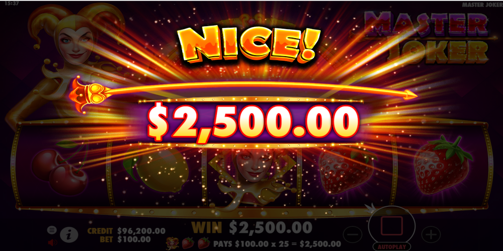 Master Joker slot game Big Win - try Master Joker slot DEMO before play in casino