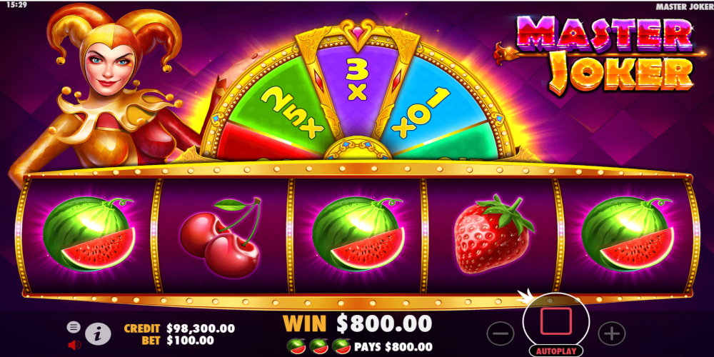 Master Joker slot game Win