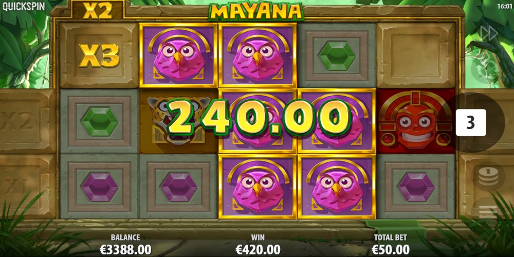 Mayana slot game Big Win