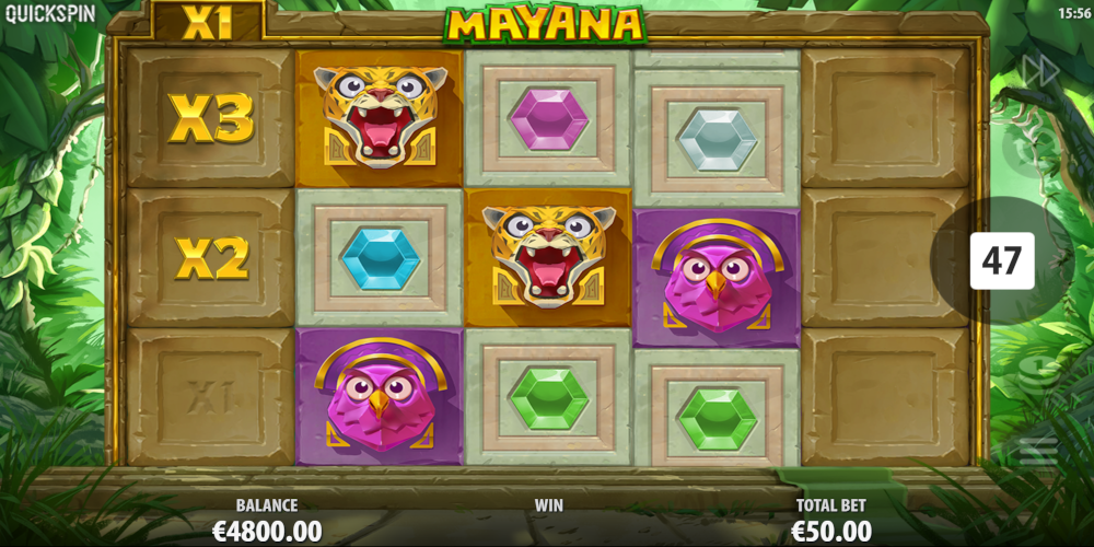 Mayana slot game GamePlay