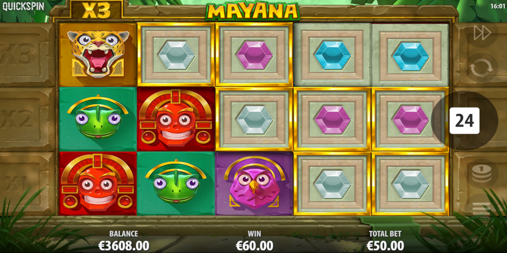 Mayana slot game Multiplier