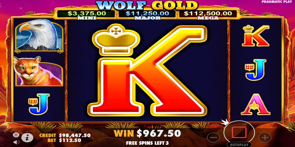 Wolf Gold slot game Win during Free Spins Wolf Gold slot game Win during Free Spins