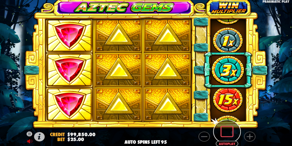 Aztec Games slot game GamePlay
