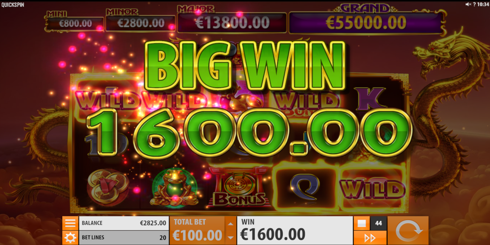 Dragon Chase slot game Big Win