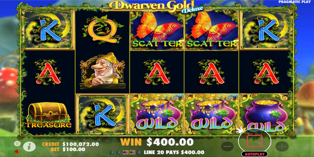 Dwarven Gold slot game GamePlay