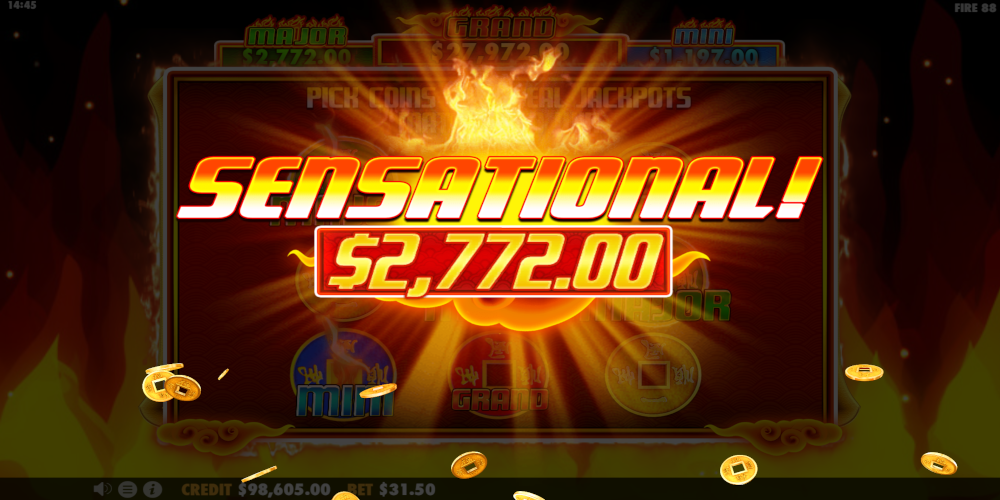 Fire 88 slot game Major Jackpot Fire 88 slot game Major Jackpot