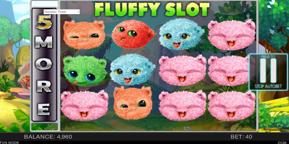 Fluffy Slot online slot game GamePlay