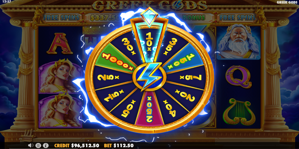 Greek Gods slot game Bonus