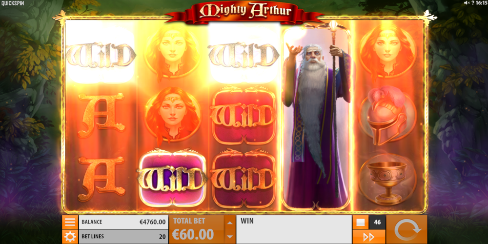 Mighty Arthur slot game Wild
