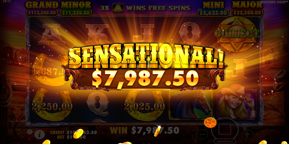 Mustang Gold slot game Big Win