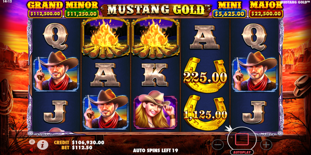 Mustang Gold slot machine Scatter symbol