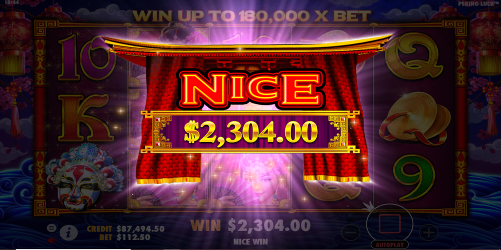 Peking Luck slot game Big Win