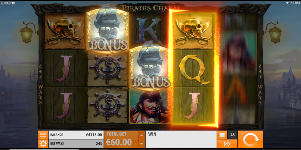 Pirate's Charm slot game Bonus