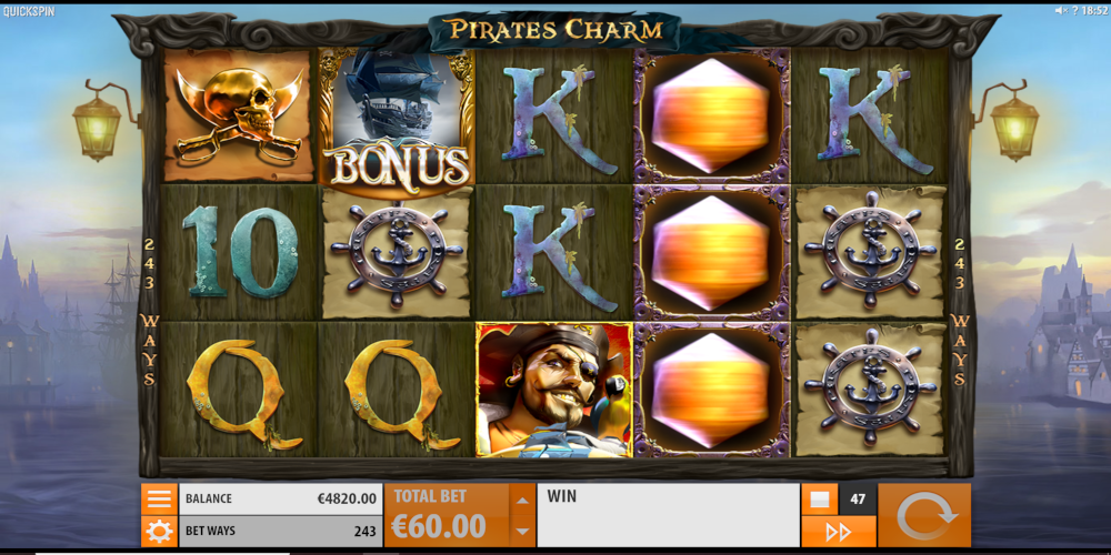 Pirate's Charm slot game GamePlay