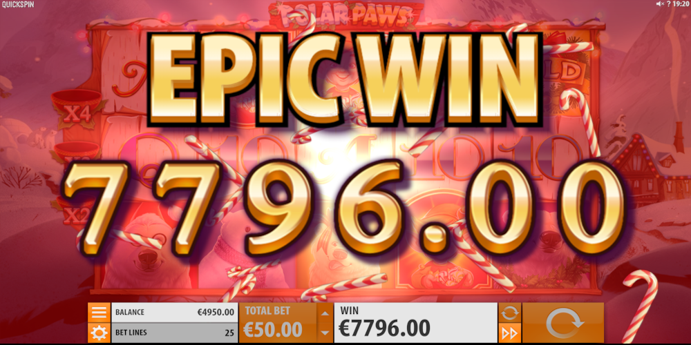 Polar Paws slot game Epic Win