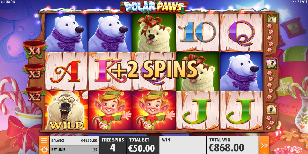 Polar Paws slot game Extra Spin