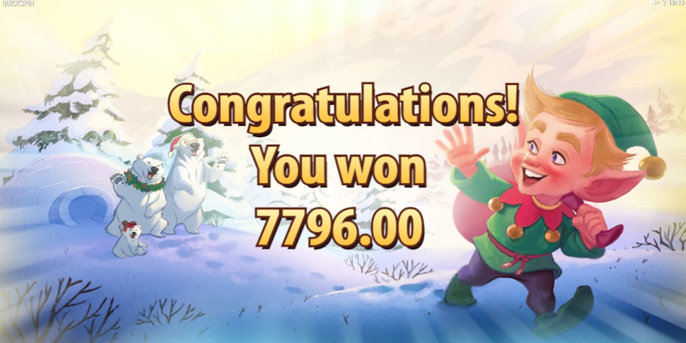 Polar Paws slot game Win