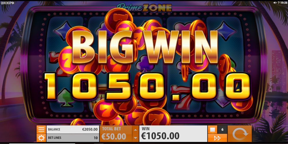 Prime Zone slot game Big Win