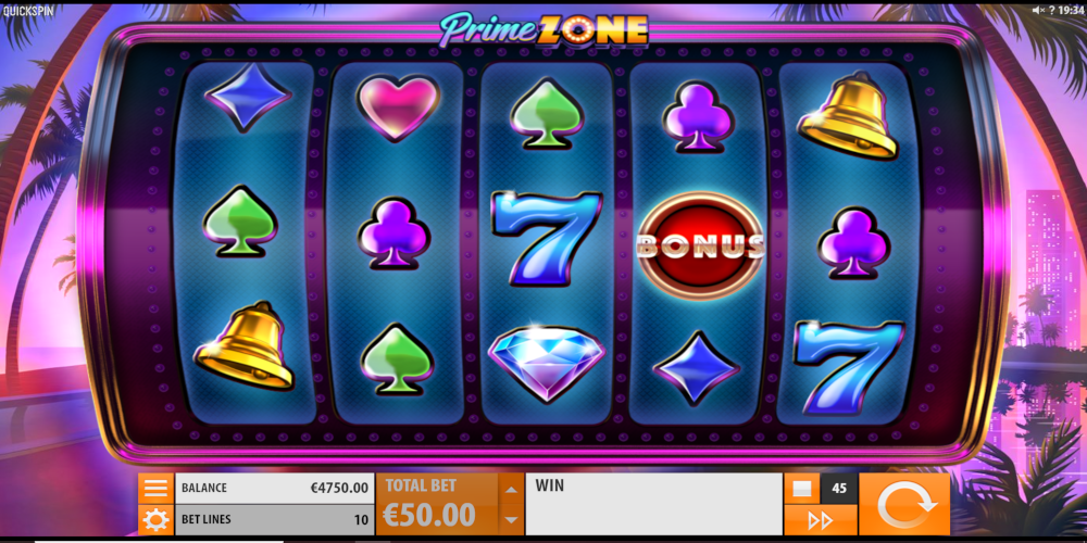 Prime Zone slot game GamePlay