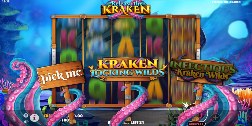 Release the Kraken casino game Bonus