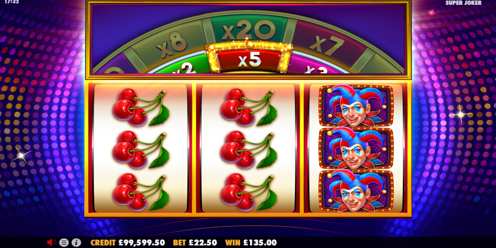 Super Joker online slot game Wheel of Fortune