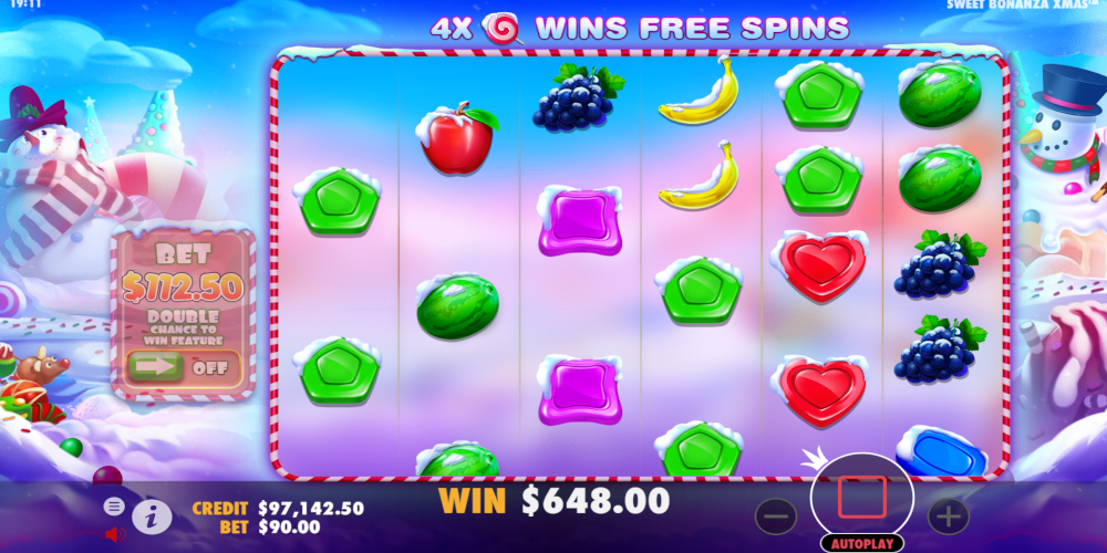 Sweet Bonanza Xmas slot game Big Win Sweet Bonanza Xmas slot game Big Win