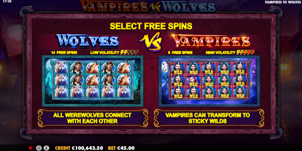 Vampires vs Wolves slot game Free Spin Vampires vs Wolves slot game Free Spin