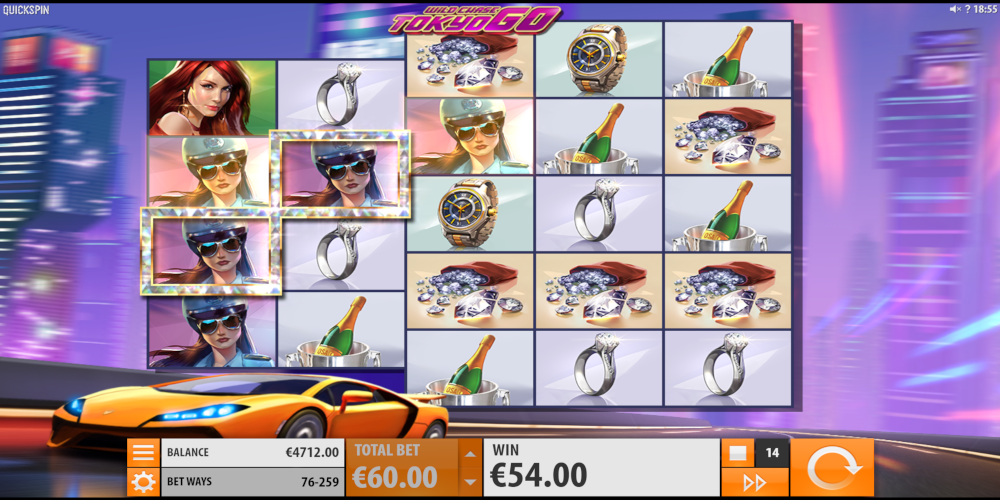 Wild Chase Tokyo Go slot game Re-Spin