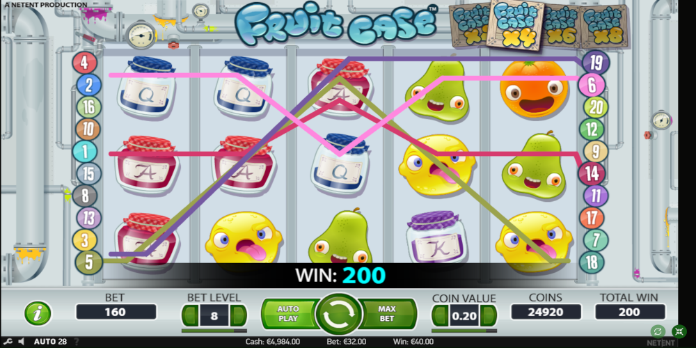 Fruit Case slot game 20 paylines