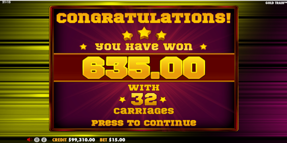Gold Train slot game Win Gold Train slot game Win
