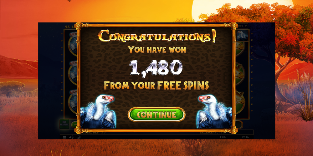 Majestic King slot game Win